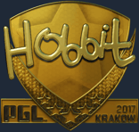 Sticker | Hobbit (Gold) | Krakow 2017