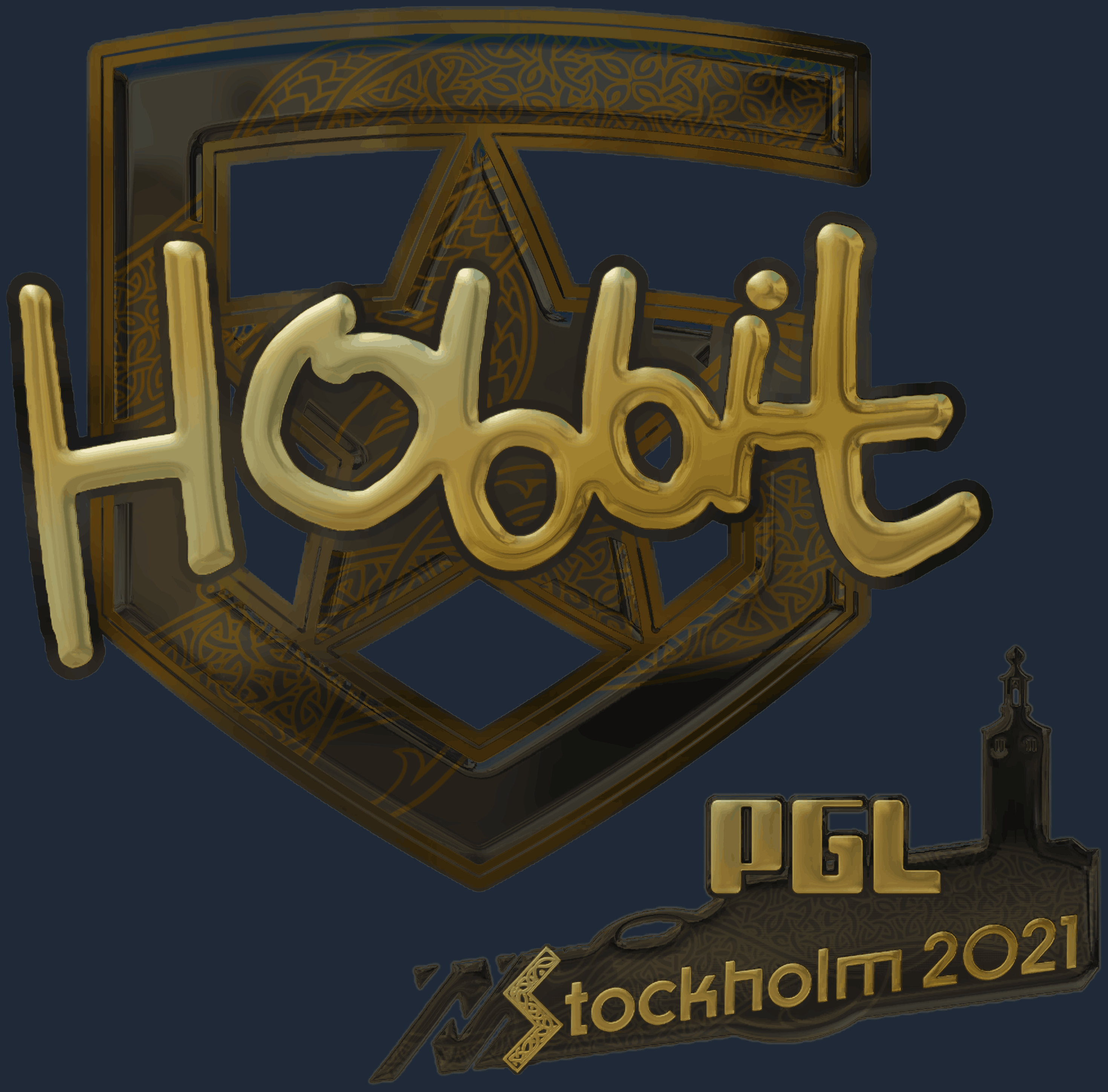 Sticker | HObbit (Gold) | Stockholm 2021