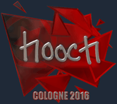 Sticker | hooch (Foil) | Cologne 2016