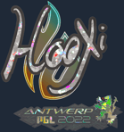 Sticker | HooXi (Glitter) | Antwerp 2022