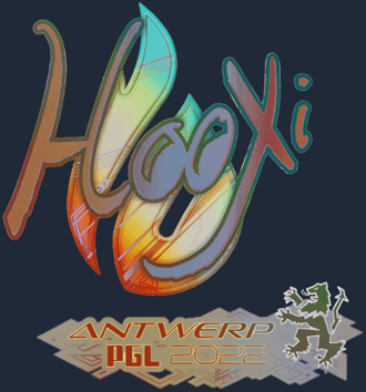 Sticker | HooXi (holográfica) | Amberes 2022