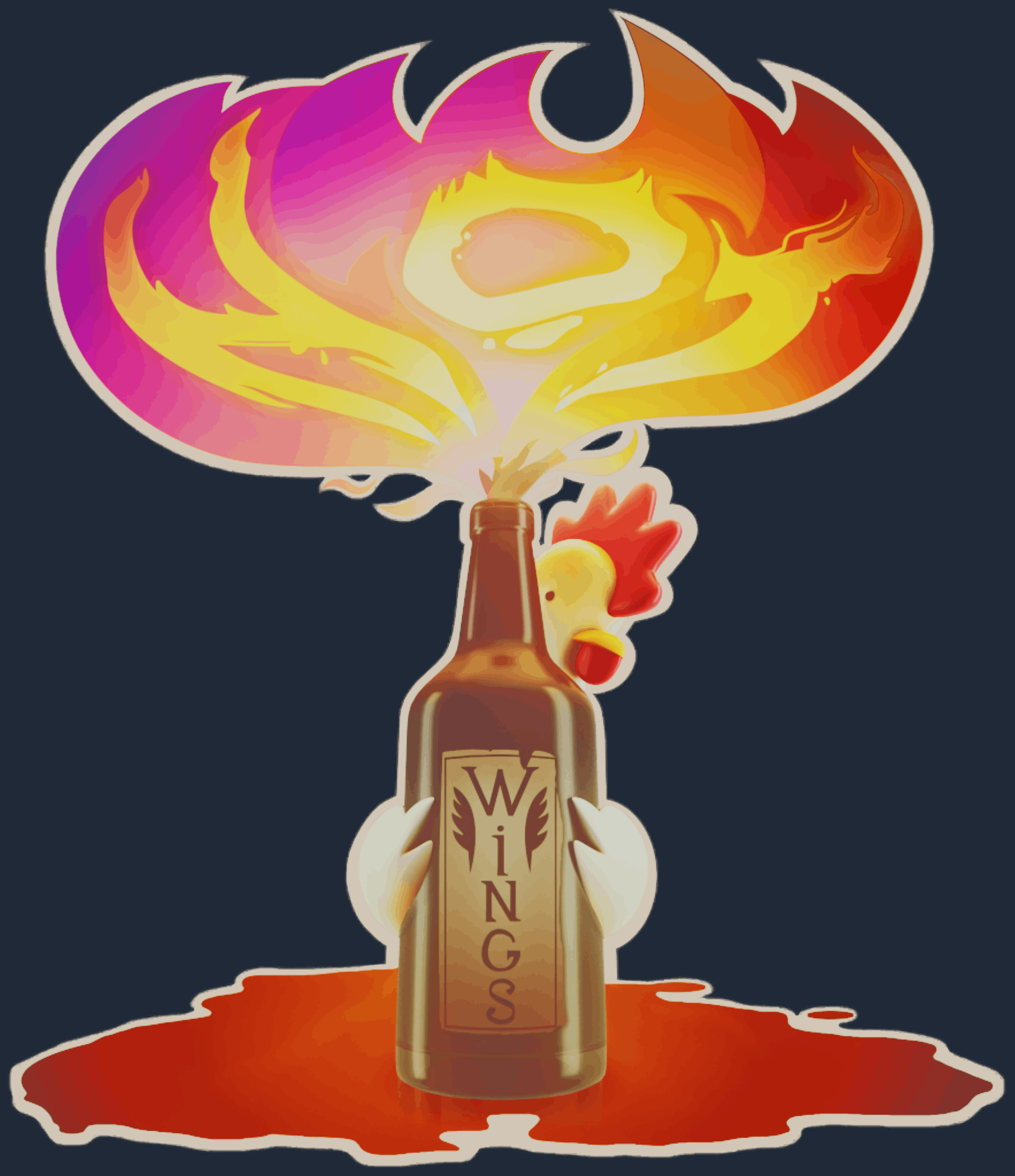 Sticker | Hot Wings (Holo)