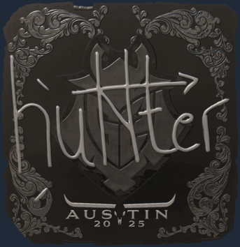 Sticker | huNter- (reflectante) | Austin 2025