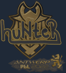 Sticker | huNter (Gold) | Antwerp 2022