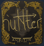 Sticker | huNter- (Gold) | Austin 2025