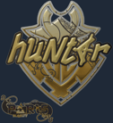Sticker | huNter- (Gold) | Paris 2023 image