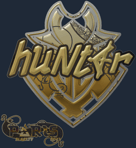 Sticker | huNter- (Gold) | Paris 2023