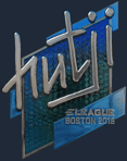 Sticker | hutji (Foil) | Boston 2018