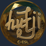 Sticker | hutji (Gold) | Katowice 2019