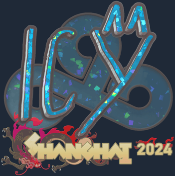 Sticker | ICY (purpurina) | Shanghái 2024