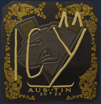Sticker | ICY (dorada) | Austin 2025