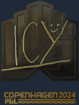 Sticker | ICY (Gold) | Copenhagen 2024