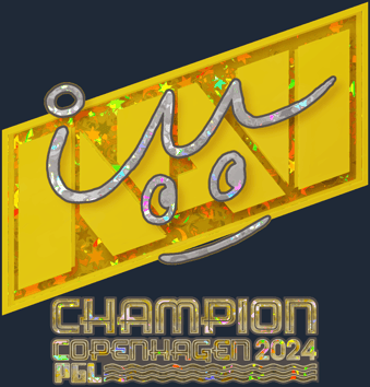 Sticker | iM (purpurina, campeón) | Copenhague 2024