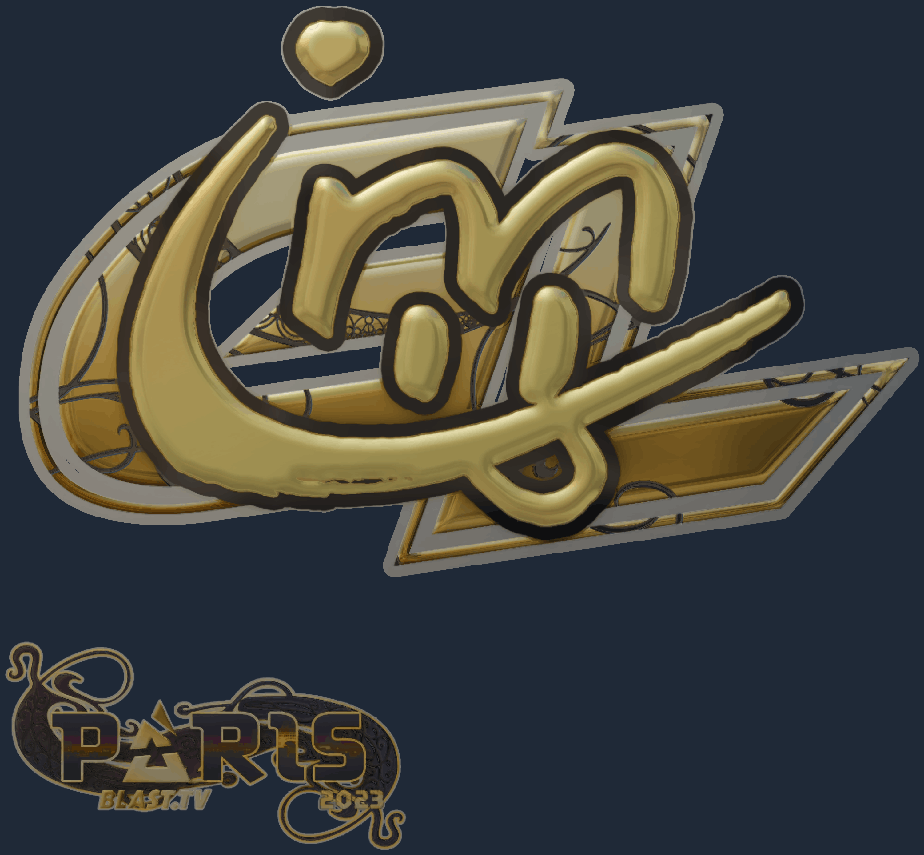 Sticker | iM (Gold) | Paris 2023