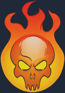 Sticker | Verbrennung