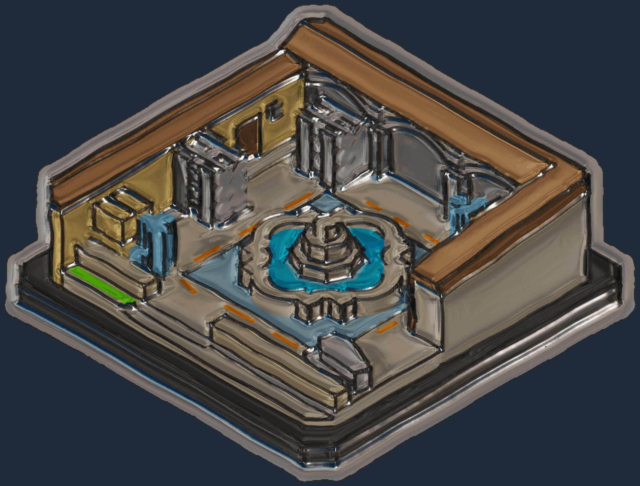 Sticker | Inferno Diorama (Foil)