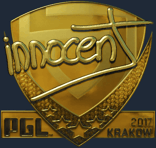 Sticker | innocent (Gold) | Krakow 2017