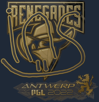 Sticker | ins (dorada) | Amberes 2022