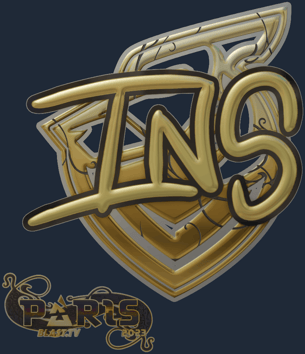 Sticker | INS (dorada) | París 2023