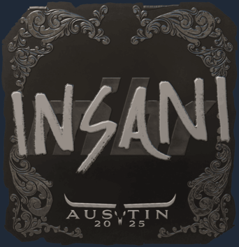 Sticker | insani (reflectante) | Austin 2025
