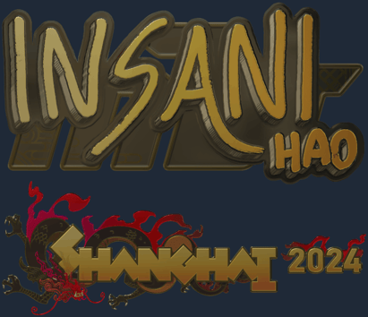 Sticker | insani (dorada) | Shanghái 2024