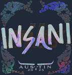 Sticker | insani (Holo) | Austin 2025