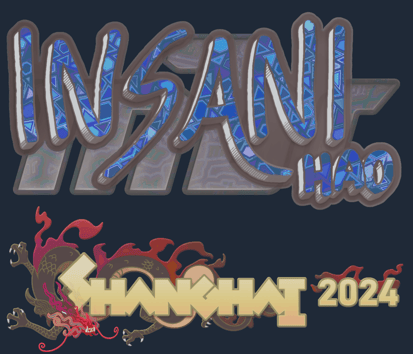 Sticker | insani (holográfica) | Shanghái 2024