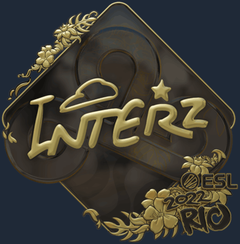 Sticker | interz (dorada) | Río 2022