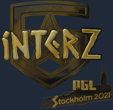 Sticker | interz (Gold) | Stockholm 2021