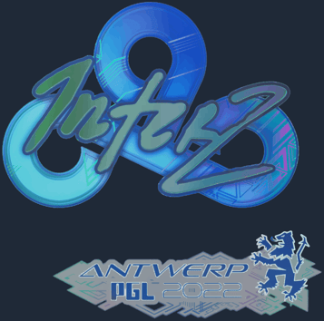 Sticker | interz (holográfica) | Amberes 2022