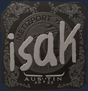 Sticker | isak (reflectante) | Austin 2025
