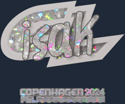 Sticker | isak (Glitter) | Copenhagen 2024