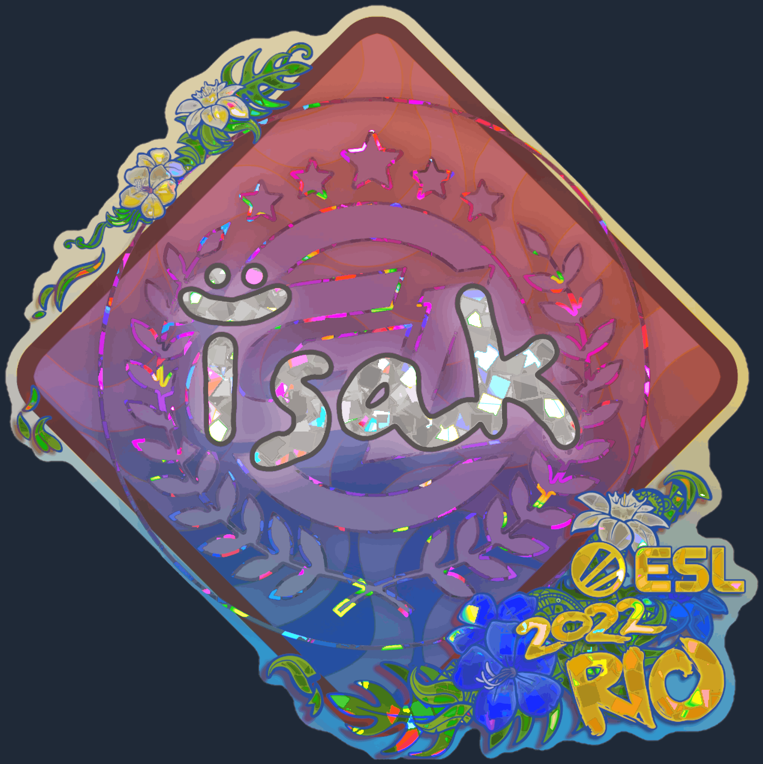 Sticker | isak (Glitter) | Rio 2022
