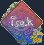 Sticker | isak (Glitter) | Rio 2022