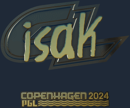 Sticker | isak (dorada) | Copenhague 2024