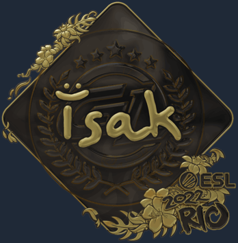 Sticker | isak (dorada) | Río 2022