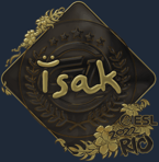Sticker | isak (Gold) | Rio 2022