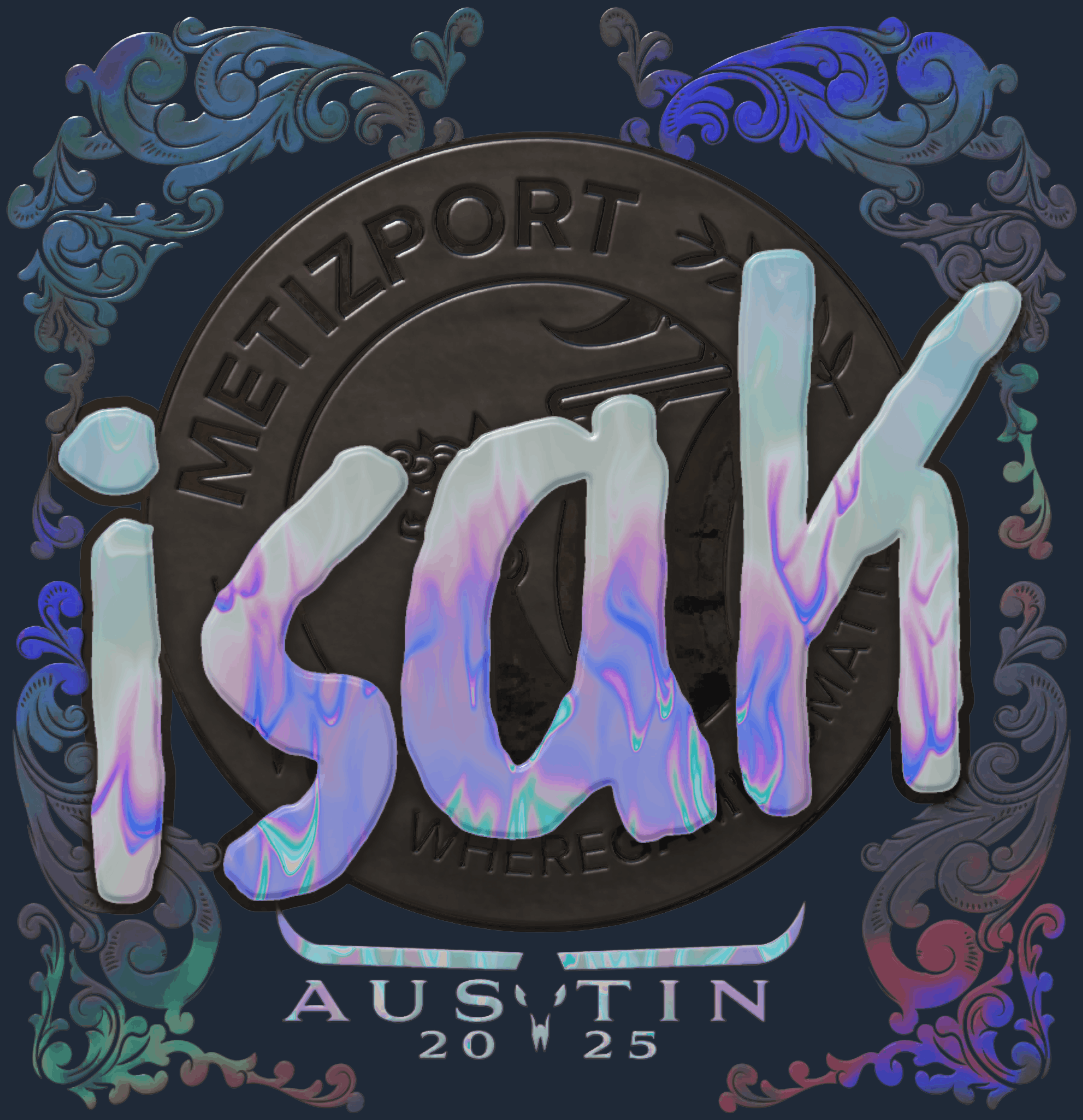 Sticker | isak (Holo) | Austin 2025