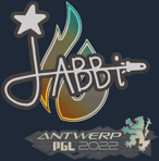 Sticker | jabbi | Antwerp 2022