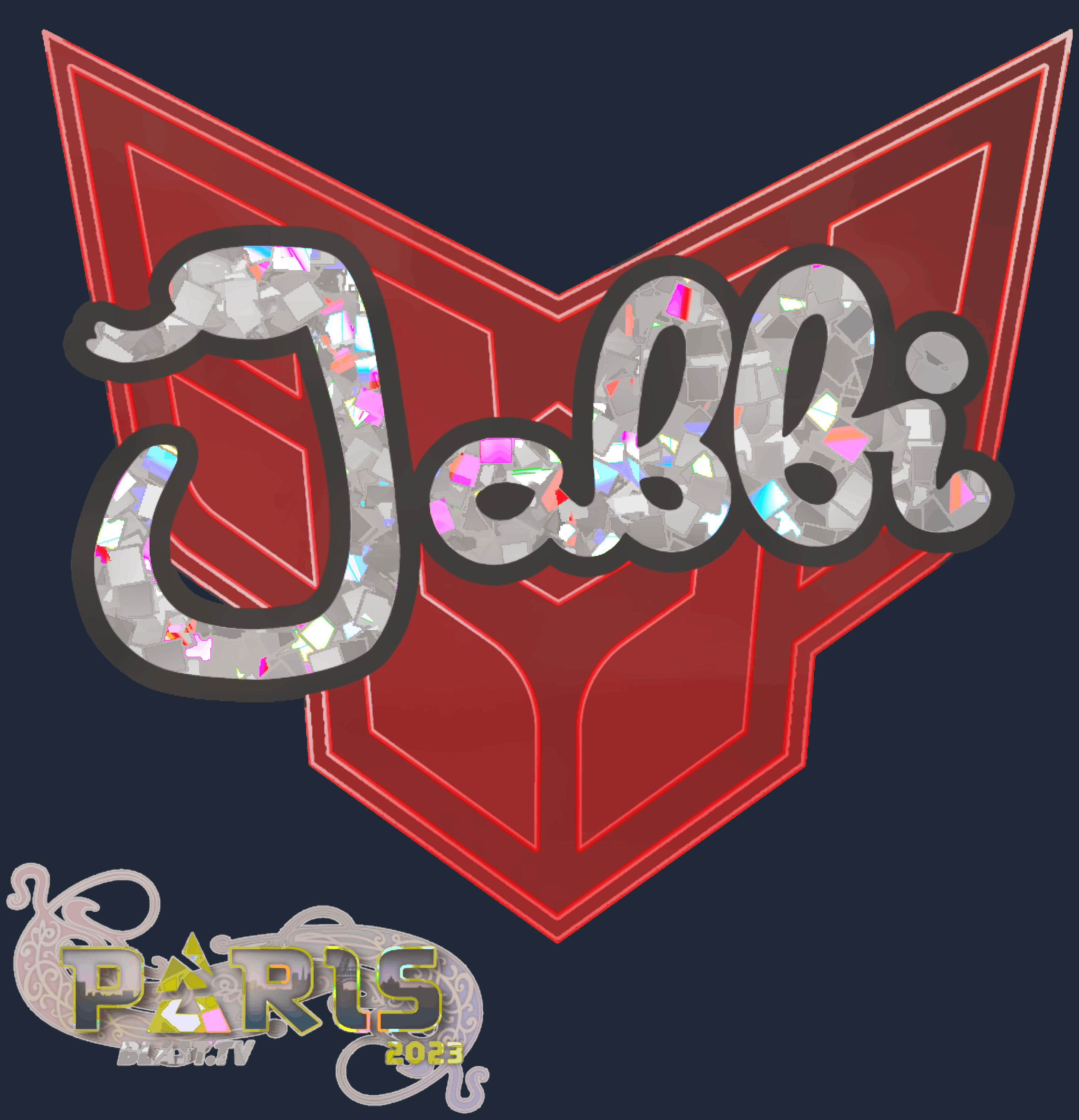 Sticker | jabbi (Glitter) | Paris 2023