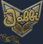 Sticker | jabbi (Gold) | Paris 2023
