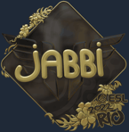 Sticker | jabbi (Gold) | Rio 2022