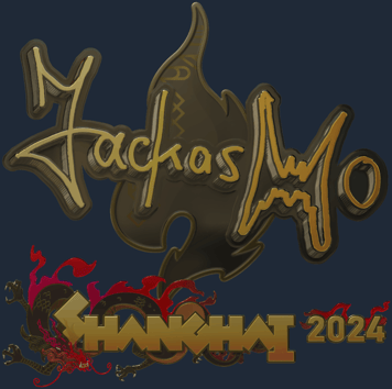Sticker | jackasmo (dorada) | Shanghái 2024