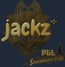 Sticker | JACKZ (Gold) | Stockholm 2021 image