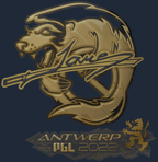Sticker | Jame (Gold) | Antwerp 2022