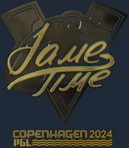 Sticker | Jame (Gold) | Copenhagen 2024