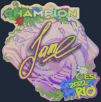 Sticker | Jame (Holo, Champion) | Rio 2022