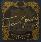 Sticker | JamYoung (Gold) | Austin 2025