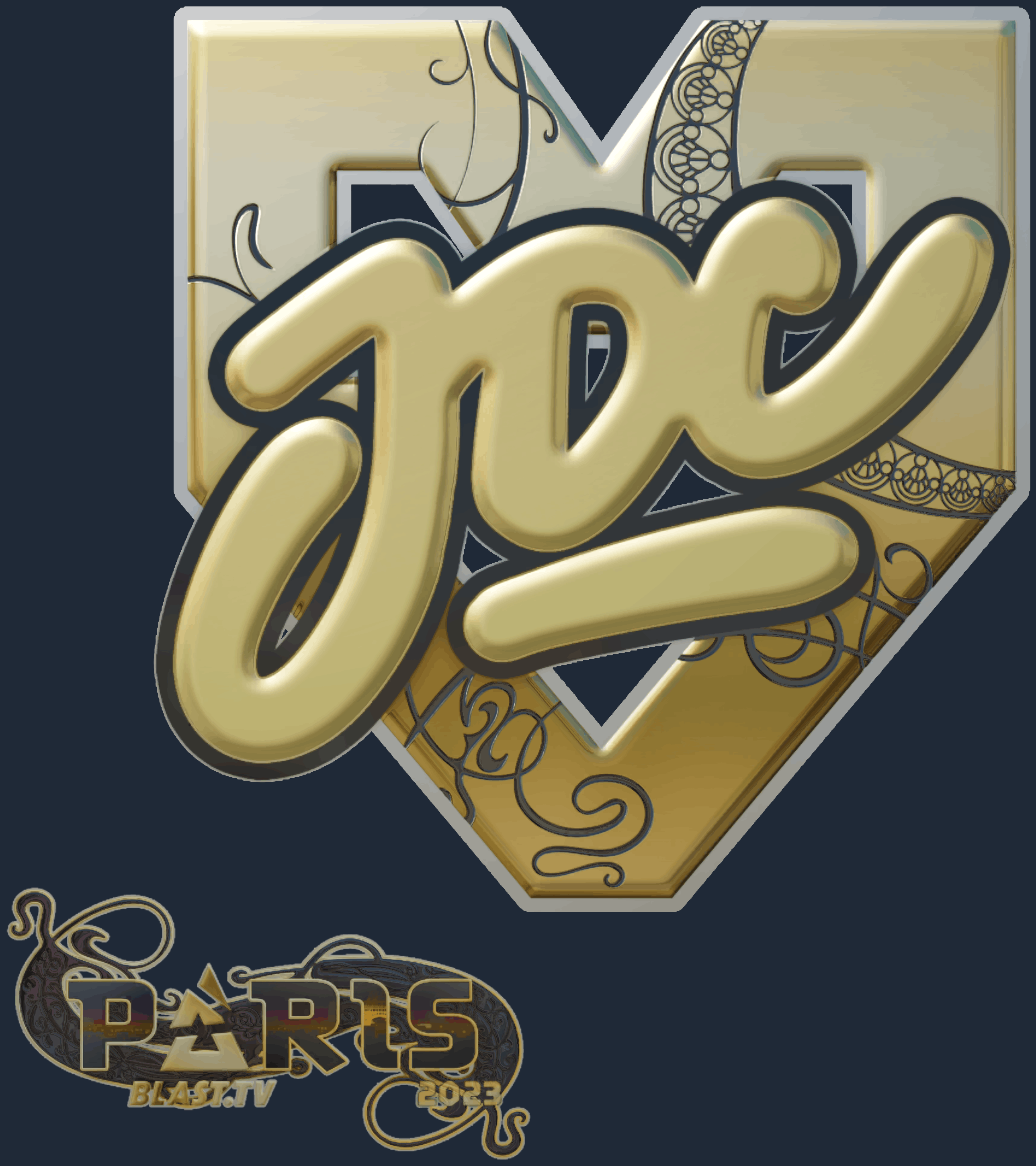 Sticker | JDC (Gold) | Paris 2023