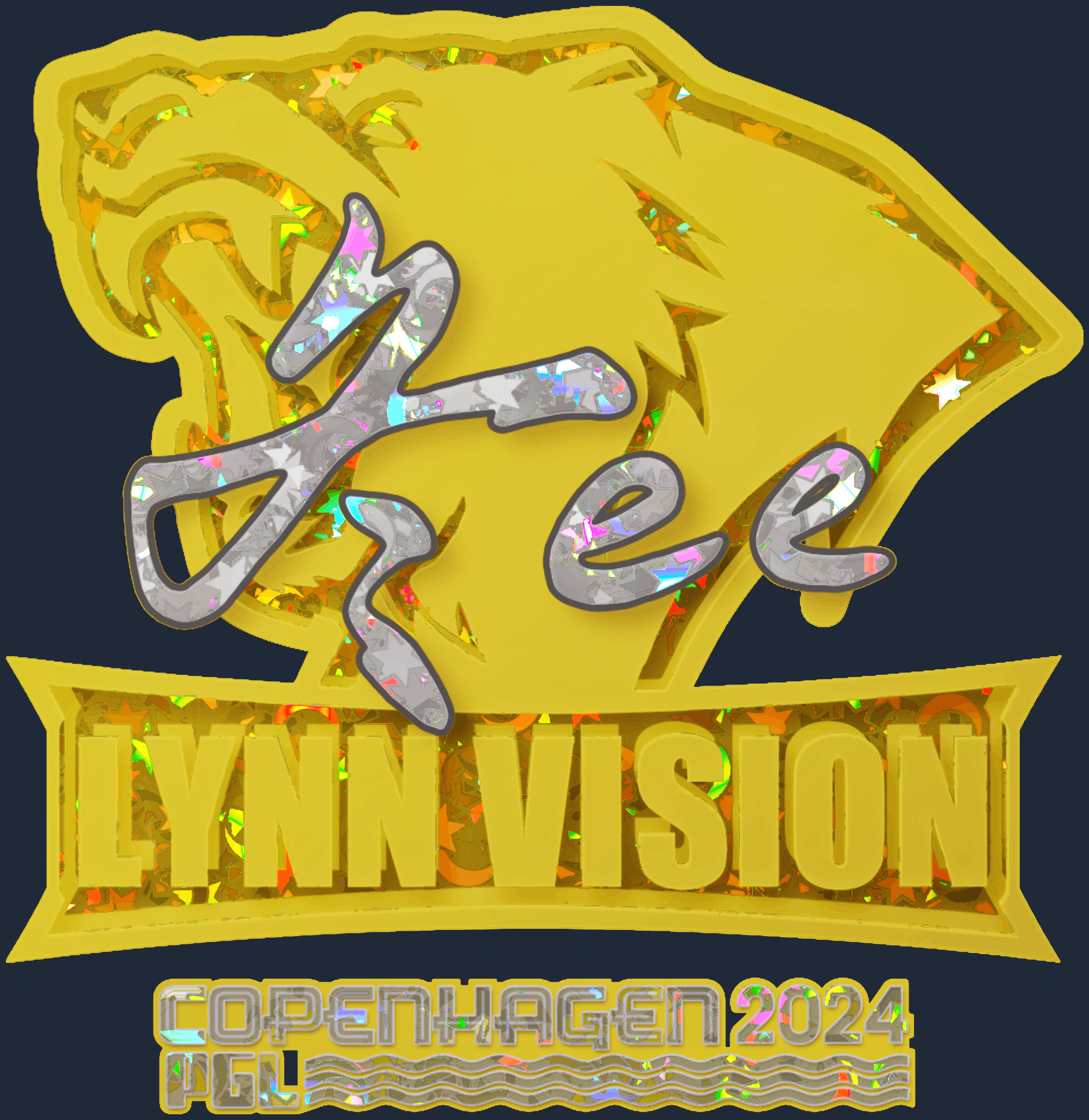 Sticker | Jee (Glitter) | Copenhagen 2024